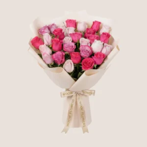 mix blush Roses bouquet