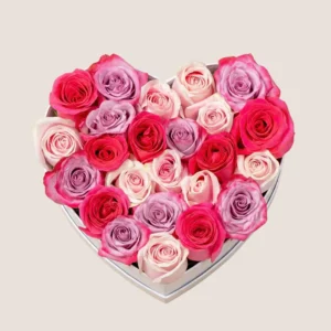 mix blush Rose Heart