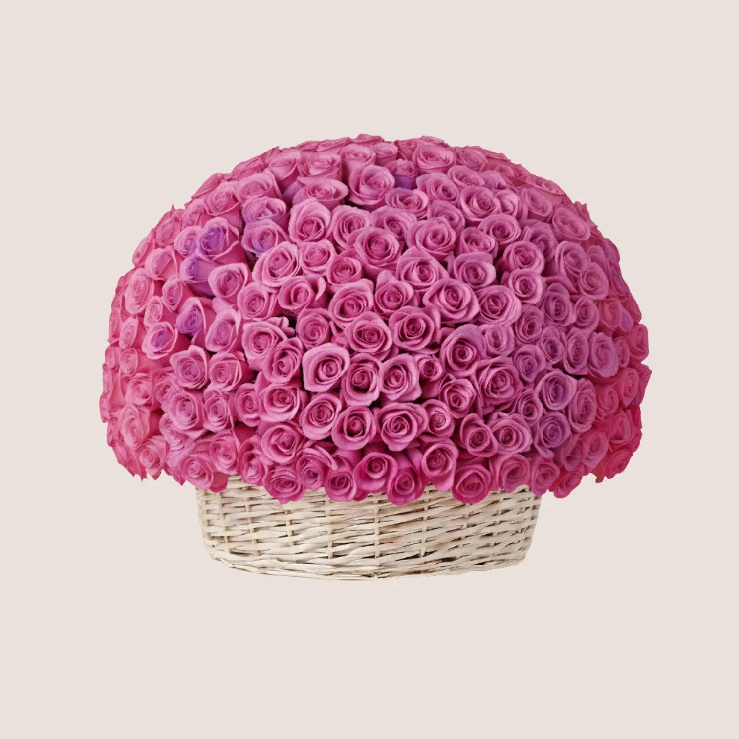 Purple Roses Basket